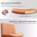 PUKAMI Armless Swivel Office Chair, Height Adjustable Wide Seat Vanity Chair OF06 Vitesse Home