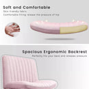 PUKAMI Armless Swivel Office Chair, Height Adjustable Wide Seat Vanity Chair OF06 Vitesse Home