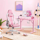 Vitesse 40" Cute Pink T-Shaped Small Gaming Desk with Headphone Hook TD05 Vitesse Home