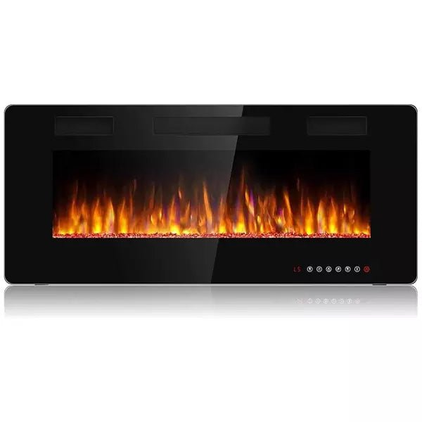 Vitesse 42 inch Wall Mounted & Recessed Electric Fireplace VFP03, 750W-1500W Vitesse Home
