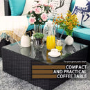 Vitesse 5/7 Pieces L Shaped Modular Patio Furniture Sets with Ottoman