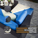 Vitesse 5/7 Pieces L Shaped Modular Patio Furniture Sets with Ottoman