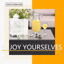 Vitesse 5/7 Pieces L Shaped Modular Patio Furniture Sets with Ottoman