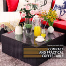 Vitesse 5/7 Pieces L Shaped Modular Patio Furniture Sets with Ottoman PF01