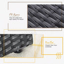 Vitesse 5/7 Pieces L Shaped Modular Patio Furniture Sets with Ottoman PF01