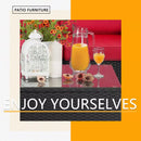 Vitesse 5/7 Pieces L Shaped Modular Patio Furniture Sets with Ottoman PF01