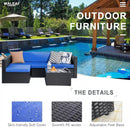 Vitesse 5/7 Pieces Patio Furniture Sets