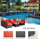 Vitesse 5/7 Pieces Patio Furniture Sets