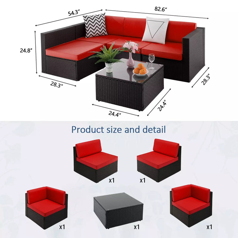 Vitesse 5/7 Pieces Patio Furniture Sets