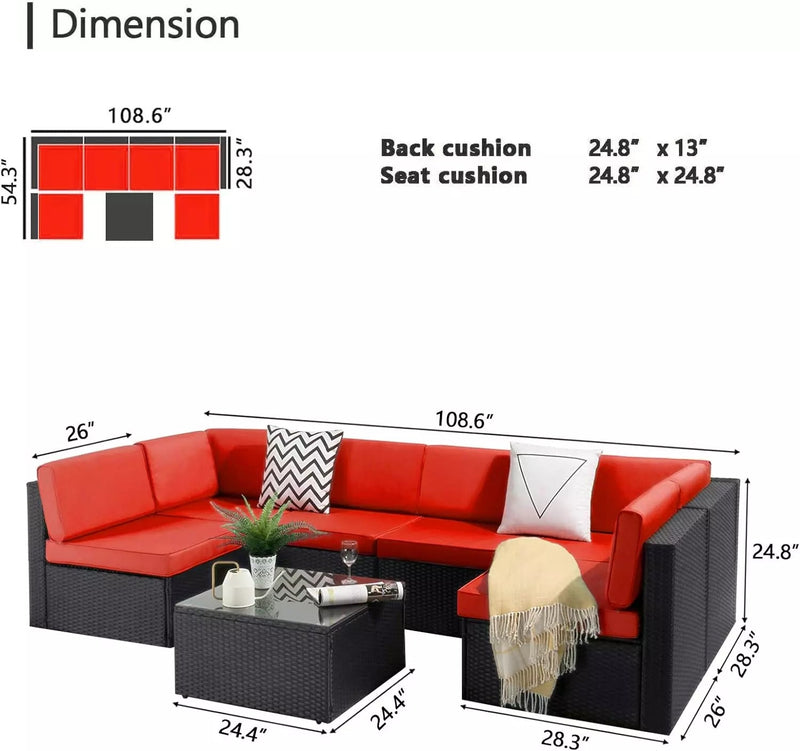 Vitesse 5/7 Pieces Patio Furniture Sets
