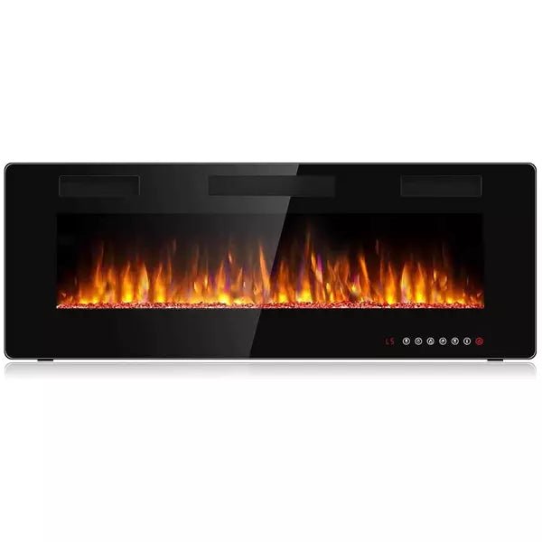 Vitesse 50 inch Wall Mounted & Recessed Electric Fireplace VFP04, 750W-1500W Vitesse Home