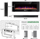 Vitesse 50 inch Wall Mounted & Recessed Electric Fireplace VFP04, 750W-1500W Vitesse Home