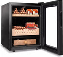 Vitesse 50L Electric Cigars Humidor for 250 Counts with Spanish Cedar Wood Drawer Shelves, Digital Hygrometer