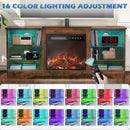 Vitesse 58 Inches Fireplace TV Stand with 18''Fireplace