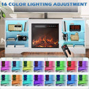 Vitesse 58 Inches Fireplace TV Stand with 18''Fireplace