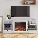 Vitesse 58 Inches Fireplace TV Stand with 18''Fireplace