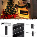 Vitesse 60 inch Wall Mounted & Recessed Electric Fireplace VFP05, 750W-1500W Vitesse Home