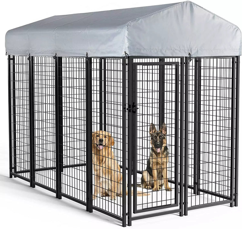 Vitesse 8x4x6 FT Outdoor Large Dog Kennel PLB02 Vitesse Home