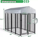 Vitesse 8x4x6 FT Outdoor Large Dog Kennel PLB02 Vitesse Home