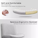 PUKAMI Armless Swivel Office Chair, Height Adjustable Wide Seat Vanity Chair OF06 Vitesse Home