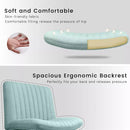 PUKAMI Armless Swivel Office Chair, Height Adjustable Wide Seat Vanity Chair OF06 Vitesse Home