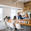 Vitesse Bar Stools Set of 2 Modern Swivel Bar Chairs