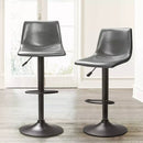 Vitesse Bar Stools Set of 2 Modern Swivel Bar Chairs