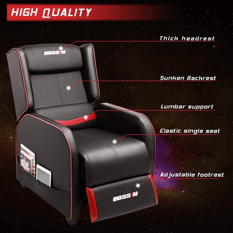 BOSSIN Ergonomic Gaming Recliner Chair BGR01 Vitesse Home