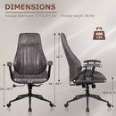 VITESSE Ergonomic Home Office Desk Chair Modern Leather Computer Chair