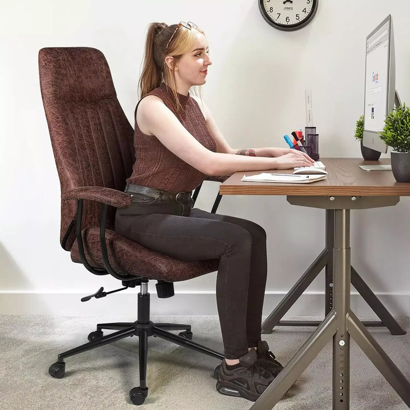 VITESSE Ergonomic Home Office Desk Chair Modern Leather Computer Chair