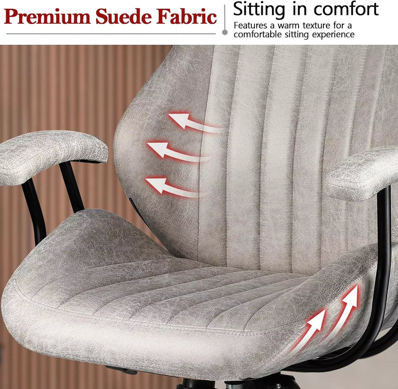 VITESSE Ergonomic Home Office Desk Chair Modern Leather Computer Chair