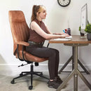 VITESSE Ergonomic Home Office Desk Chair Modern Leather Computer Chair