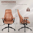 VITESSE Ergonomic Home Office Desk Chair Modern Leather Computer Chair