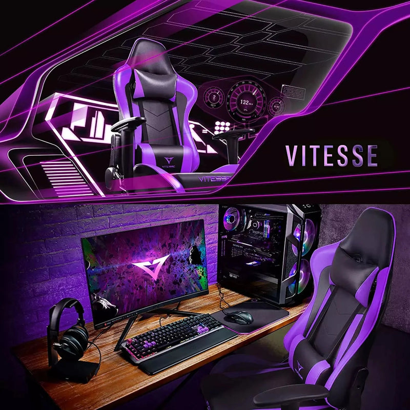 Vitesse Ergonomic Gaming Chair for Adults, 300 lbs PC Computer Chair VGC01 Vitesse Home