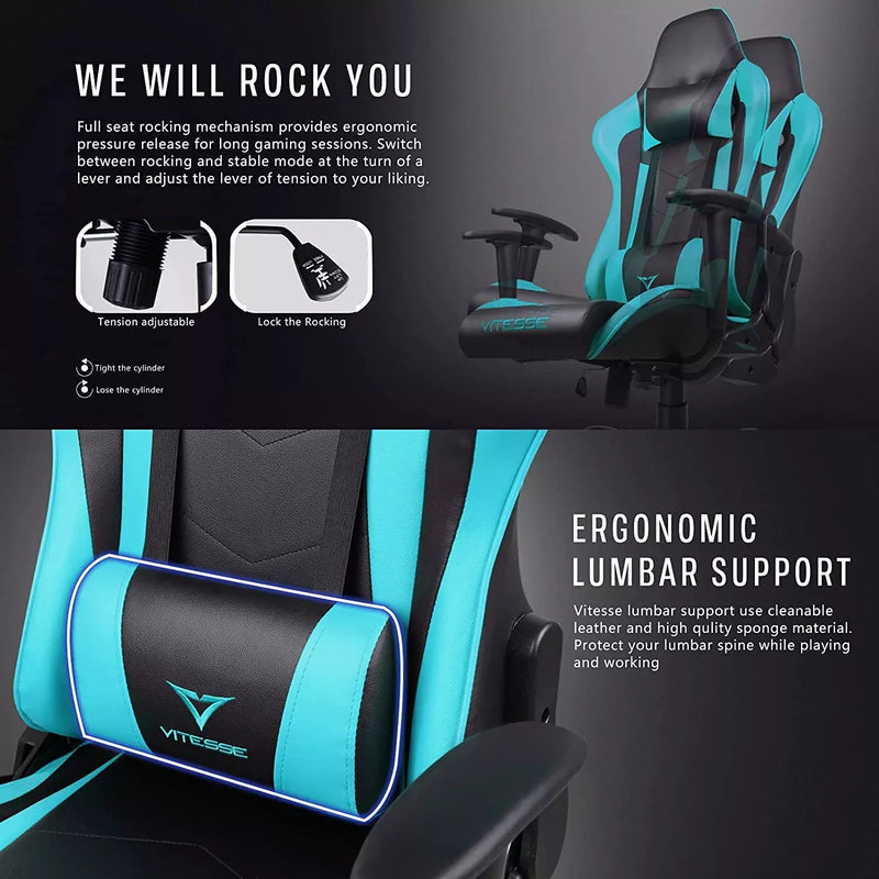 Gaming chair that discount supports 300 lbs