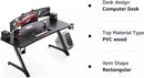 Vitesse Ergonomic Z-Shaped Gaming Desk with Mousepad and Handle Rack ZD01 Vitesse Home