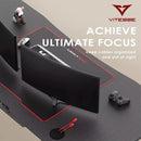Vitesse Ergonomic Z-Shaped Gaming Desk with Mousepad and Handle Rack ZD01 Vitesse Home