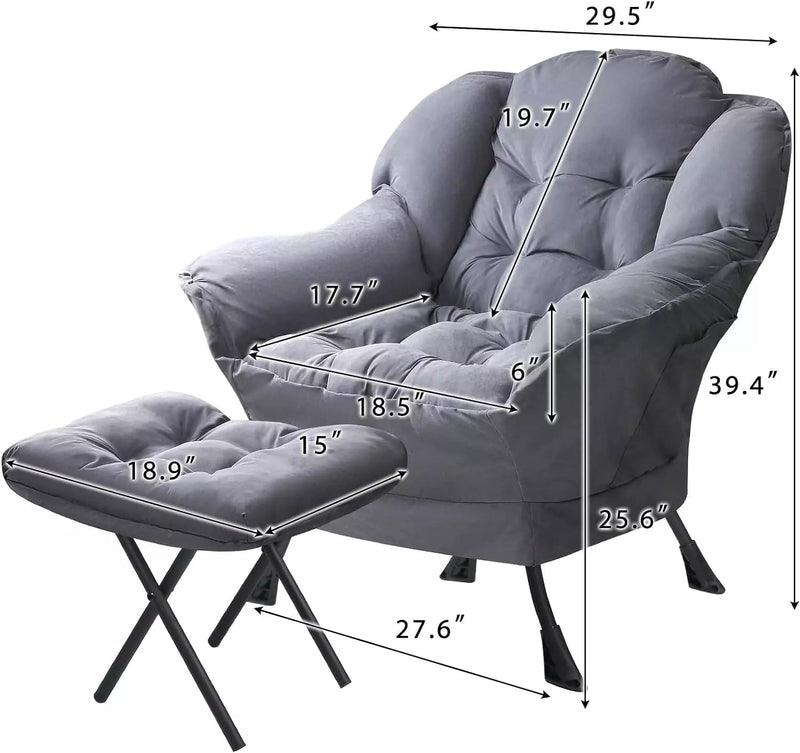 VITESSE Fabric Lazy Chair for Adults