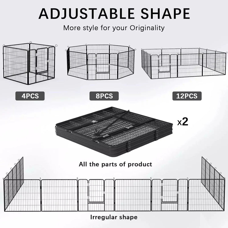 Vitesse Heavy Duty Metal Dog Playpen