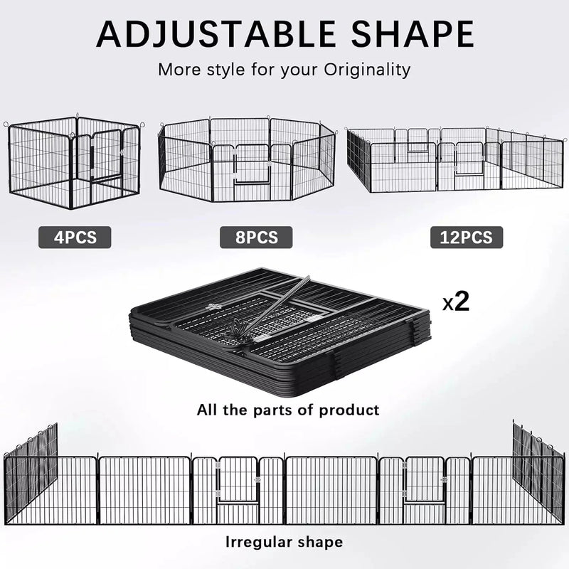 Vitesse Heavy Duty Metal Dog Playpen