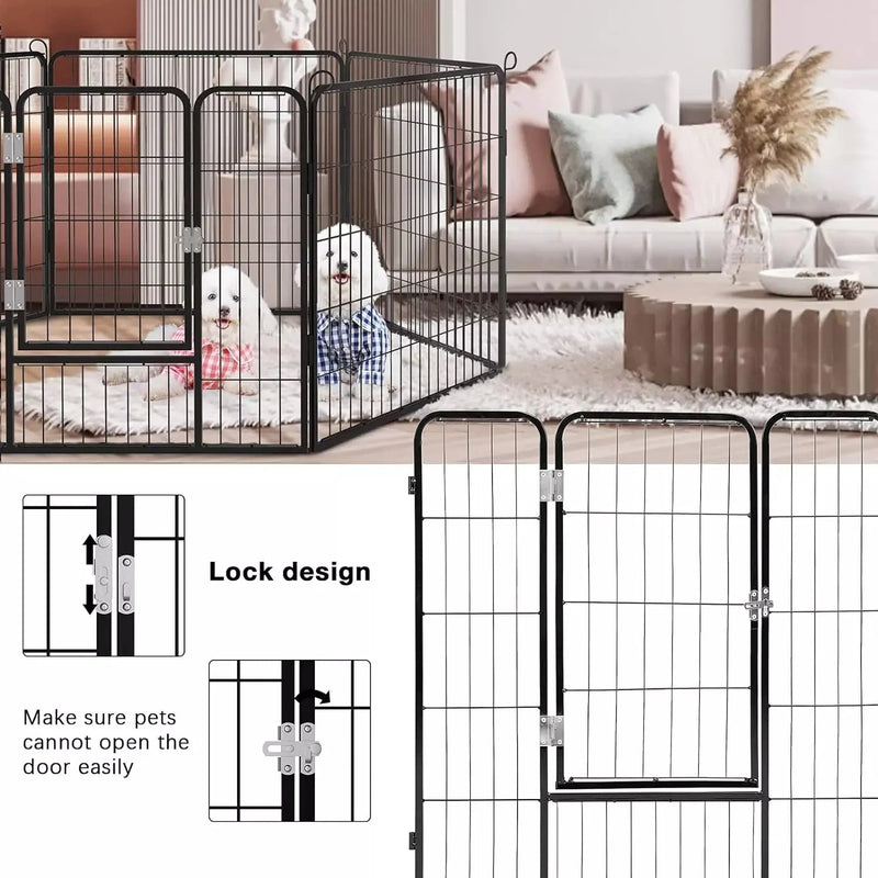 Vitesse Heavy Duty Metal Dog Playpen