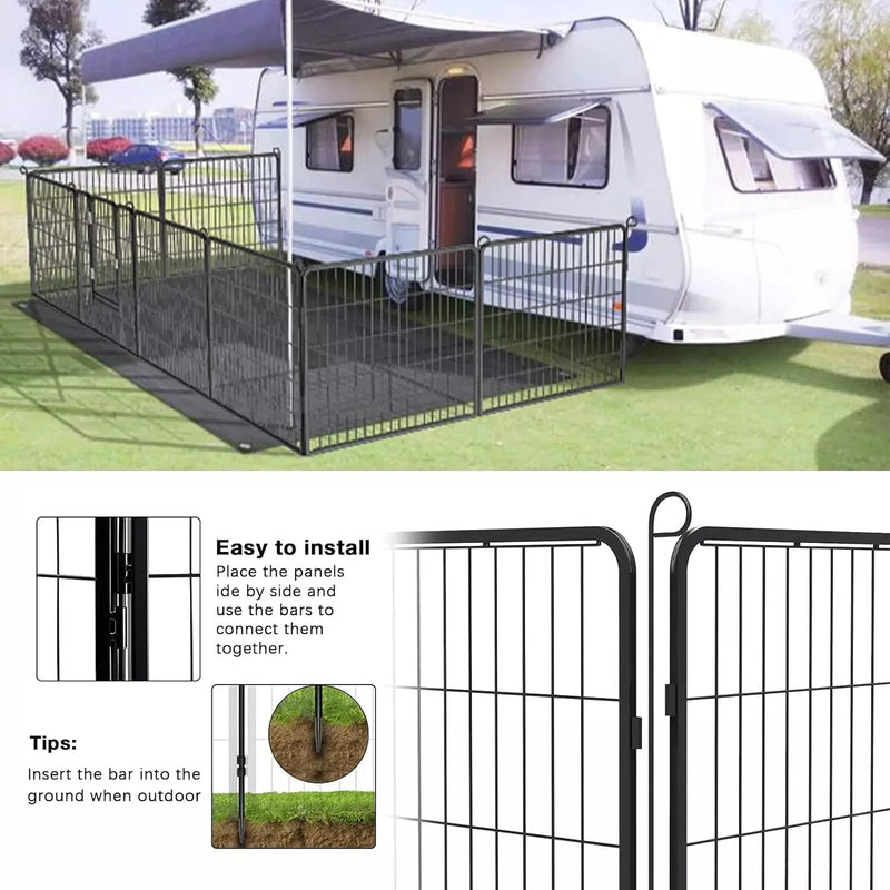 Vitesse Heavy Duty Metal Dog Playpen