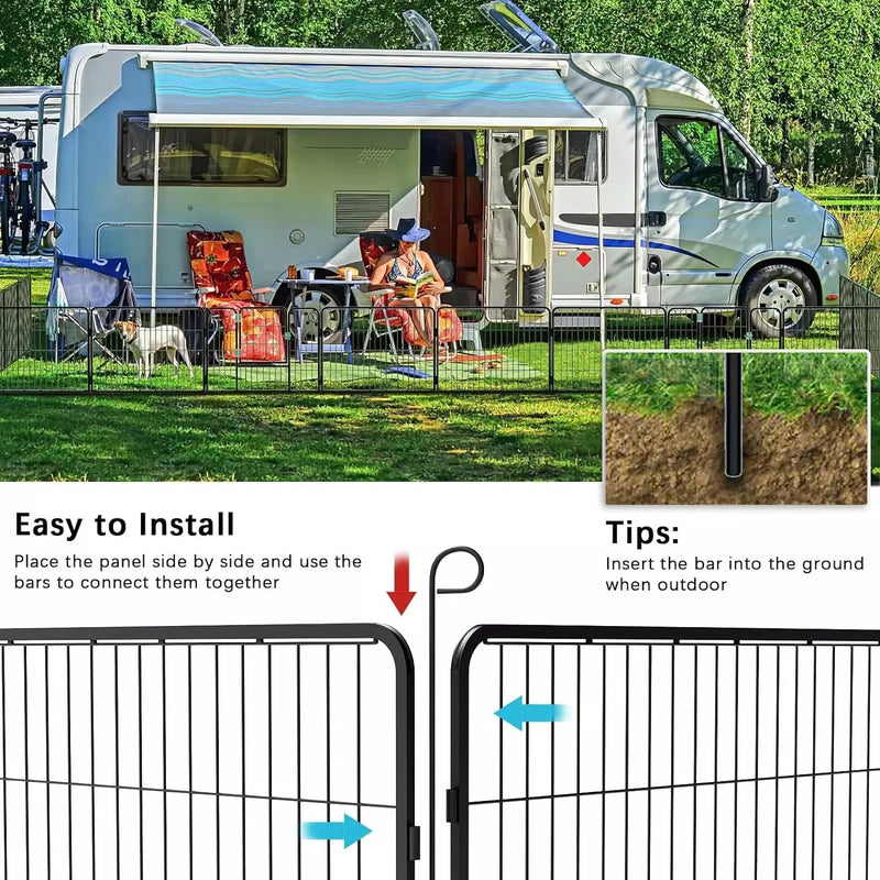 Vitesse Heavy Duty Metal Dog Playpen