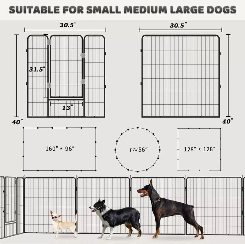 Vitesse Heavy Duty Metal Dog Playpen