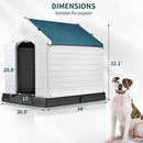 OFIKA Indoor/Outdoor Durable Dog House with Air Vents and Elevated Floor DH01 Vitesse Home