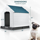 OFIKA Indoor/Outdoor Durable Dog House with Air Vents and Elevated Floor DH01 Vitesse Home