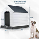 OFIKA Indoor/Outdoor Durable Dog House with Air Vents and Elevated Floor DH01 Vitesse Home