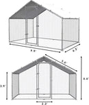 Vitesse Large Metal Chicken Coop