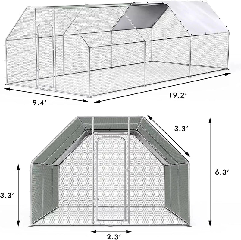 Vitesse Large Metal Chicken Coop