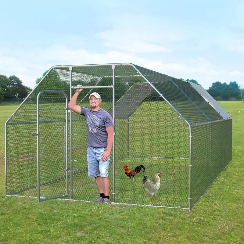 Vitesse Large Metal Chicken Coop